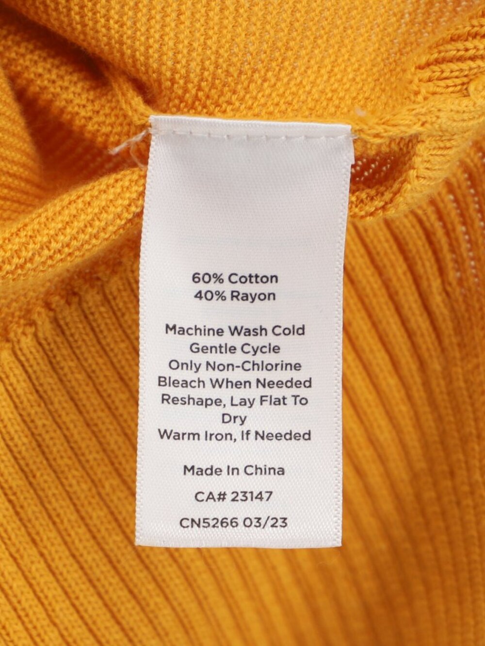 TALBOTS Girlfriend Cardigan Sweater in Gold Yellow Size L - Picture 7 of 7